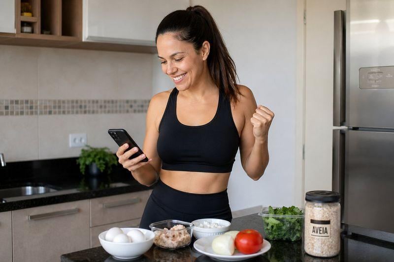 Resultado real — alimentação saudável